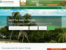 Tablet Screenshot of landsofflorida.com